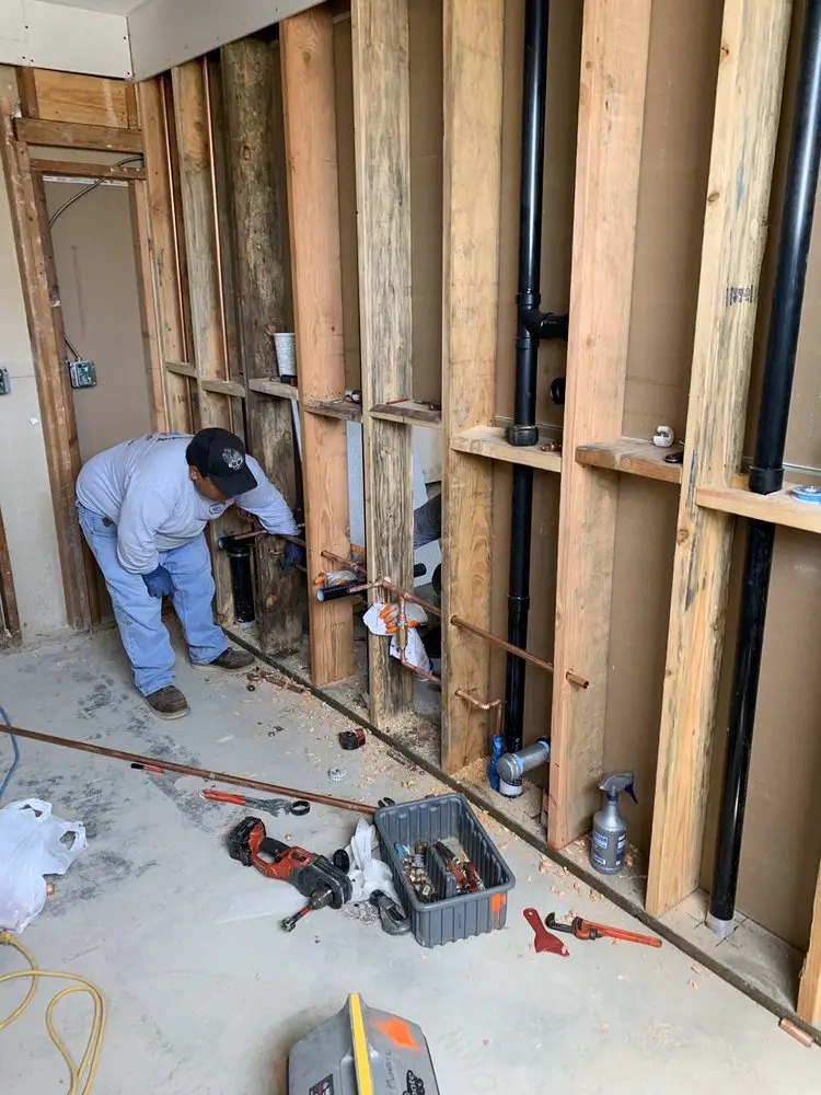 Commercial rough-in plumbing for Trenchless Sewer Repair in Terrell